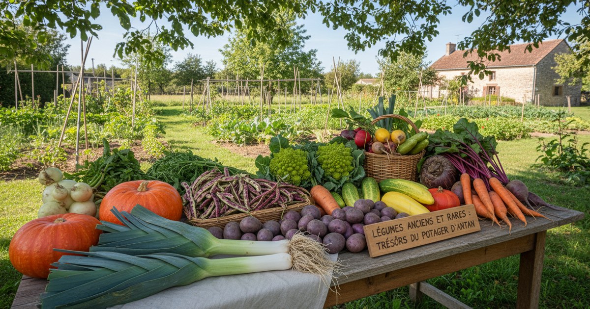 Légumes anciens et rares : trésors du potager d’antan